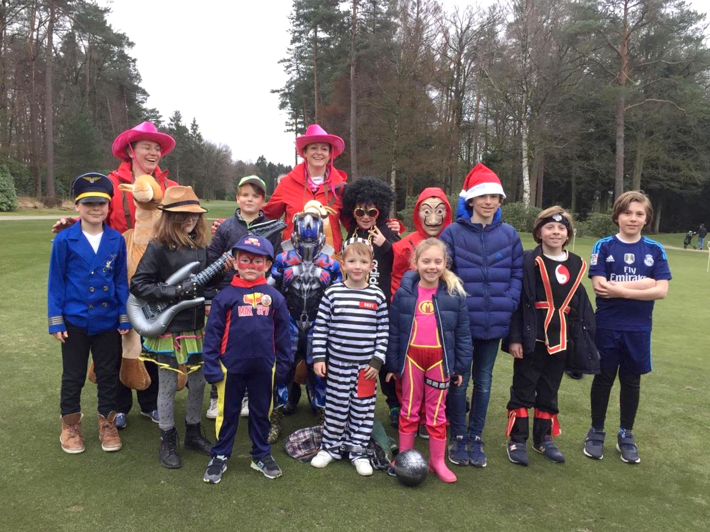 Carnaval voor de jeugd op de golfbaan!