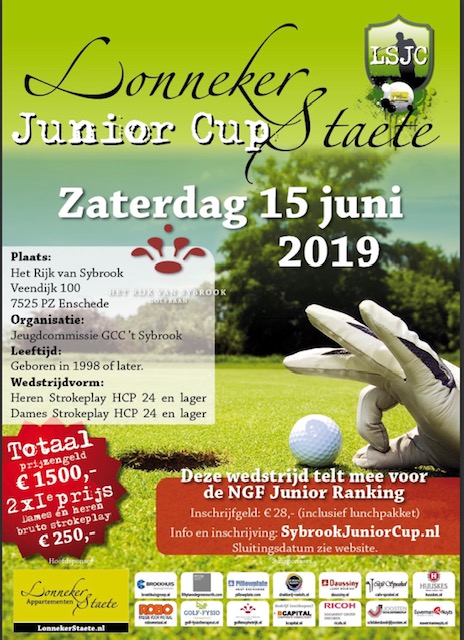Speel mee met de Lonneker Staete Junior Cup op zaterdag 15 juni 2019.