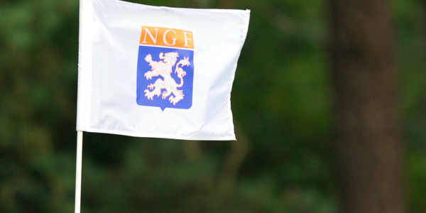 of the Dutch Golf Federation during the first stroke play round.